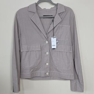 J Brand Women's Utility Jacket in Light Gray